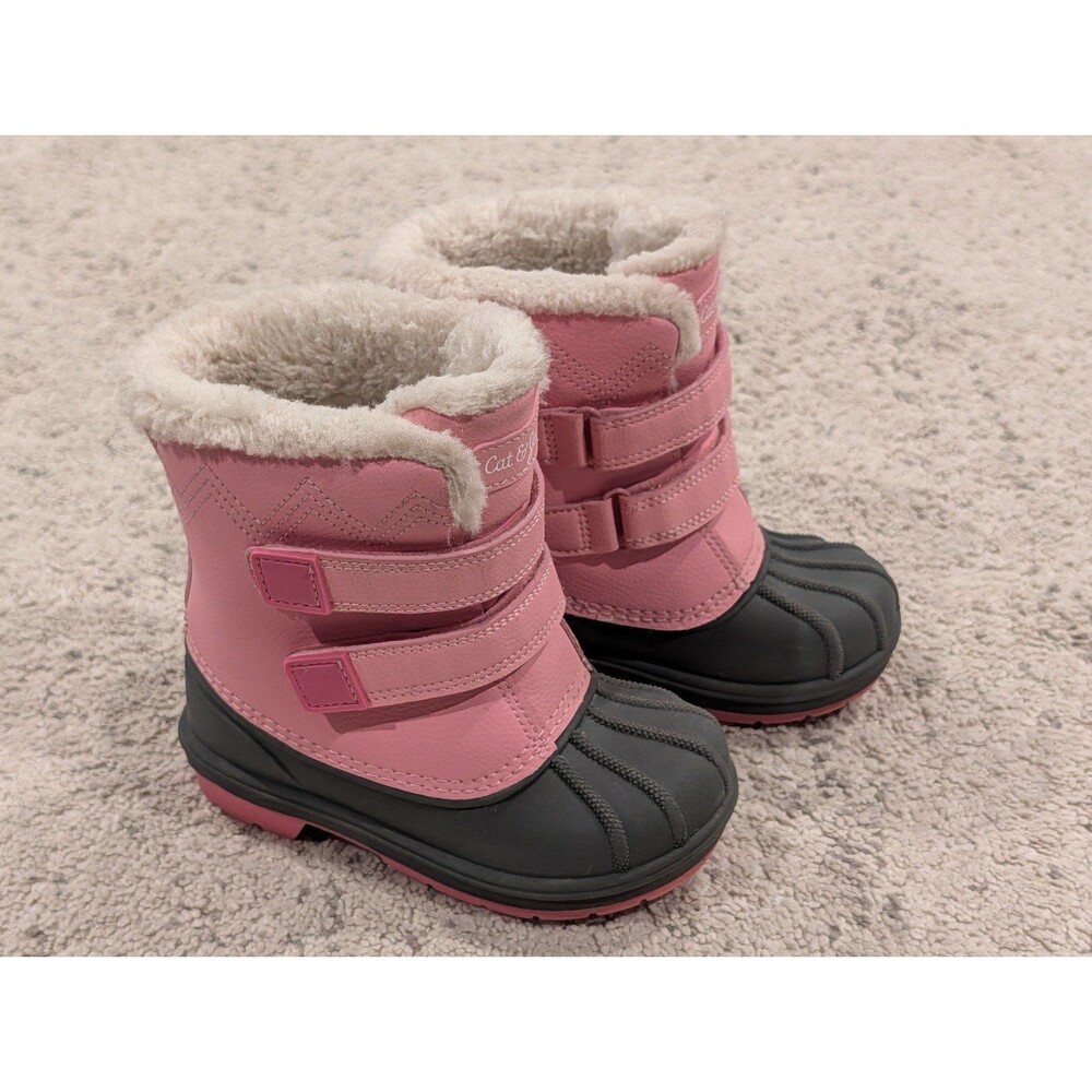 Pink Cat & Jack Kids Winter Snow Boots 9